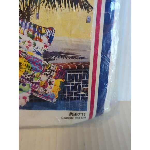 Intex The Wet Set Inflatable Action Air Mat Vinyl Beach Pool Float Vintage 1992 - Picture 3 of 7